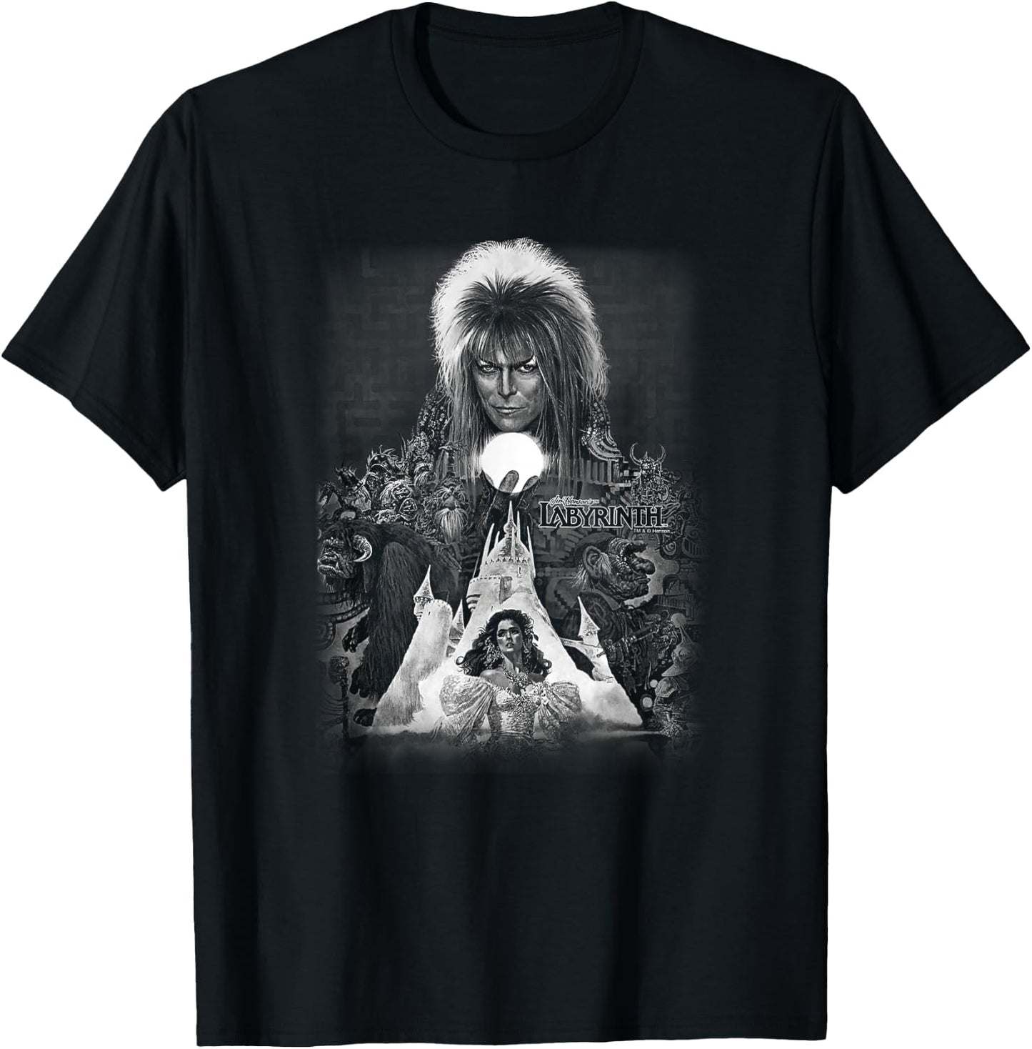Labyrinth Castle T-Shirt - T-Shirt | Black
