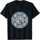 Great Blue Heron Mandala - Bird Lovers Design T-Shirt - T-Shirt | Black