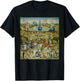 The Garden of Earthly Delights Famous Painting By Bosch T-Shirt - T-Shirt | Black