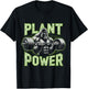 Plant Power - Vegan and Vegetarian Gym Workout Fitness T-Shirt - T-Shirt | Black