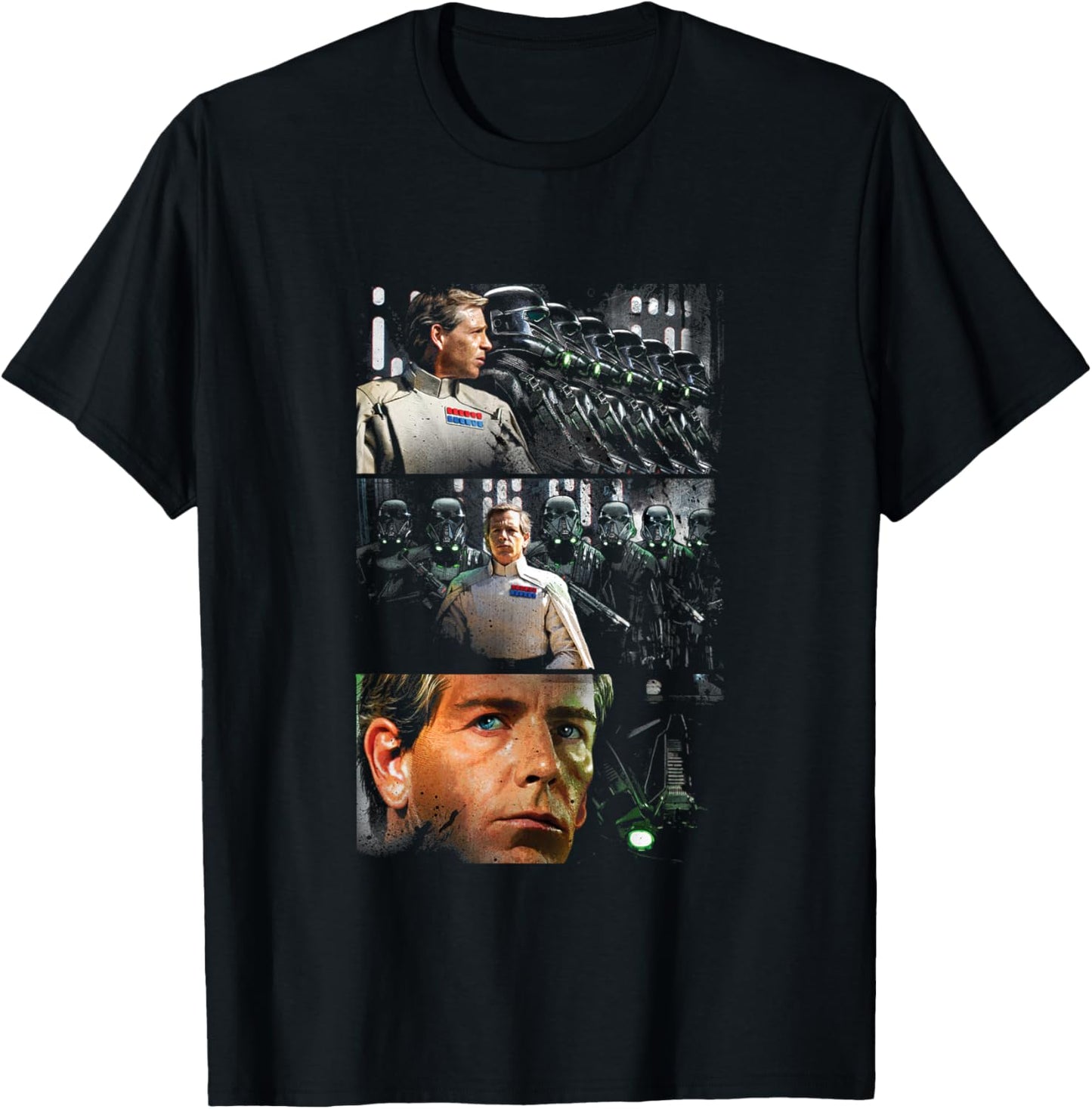 Star Wars Rogue One Iconic Orson Krennic Retro Chest Panels T-Shirt - T-Shirt | Black