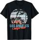 Los Angeles California Pride Vacation Travel Tourist Gift T-Shirt - T-Shirt | Black