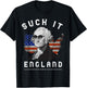 Suck It England Funny 4th of July George Washington 1776 Men T-Shirt - T-Shirt | Black