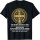 Saint Benedict Medal Traditional Latin Catholic T-Shirt - T-Shirt | Black