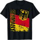 Germany Flag Vintage Distressed Germany Small T-Shirt - T-Shirt | Black