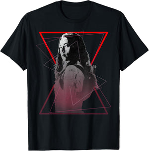 Marvel Black Widow Symbol Portrait T-Shirt - T-Shirt | Black
