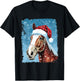 Christmas Farmer Animal Horse T-Shirt - T-Shirt | Black