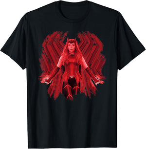 Marvel WandaVision Wanda Maximoff is The Scarlet Witch T-Shirt - T-Shirt | Black