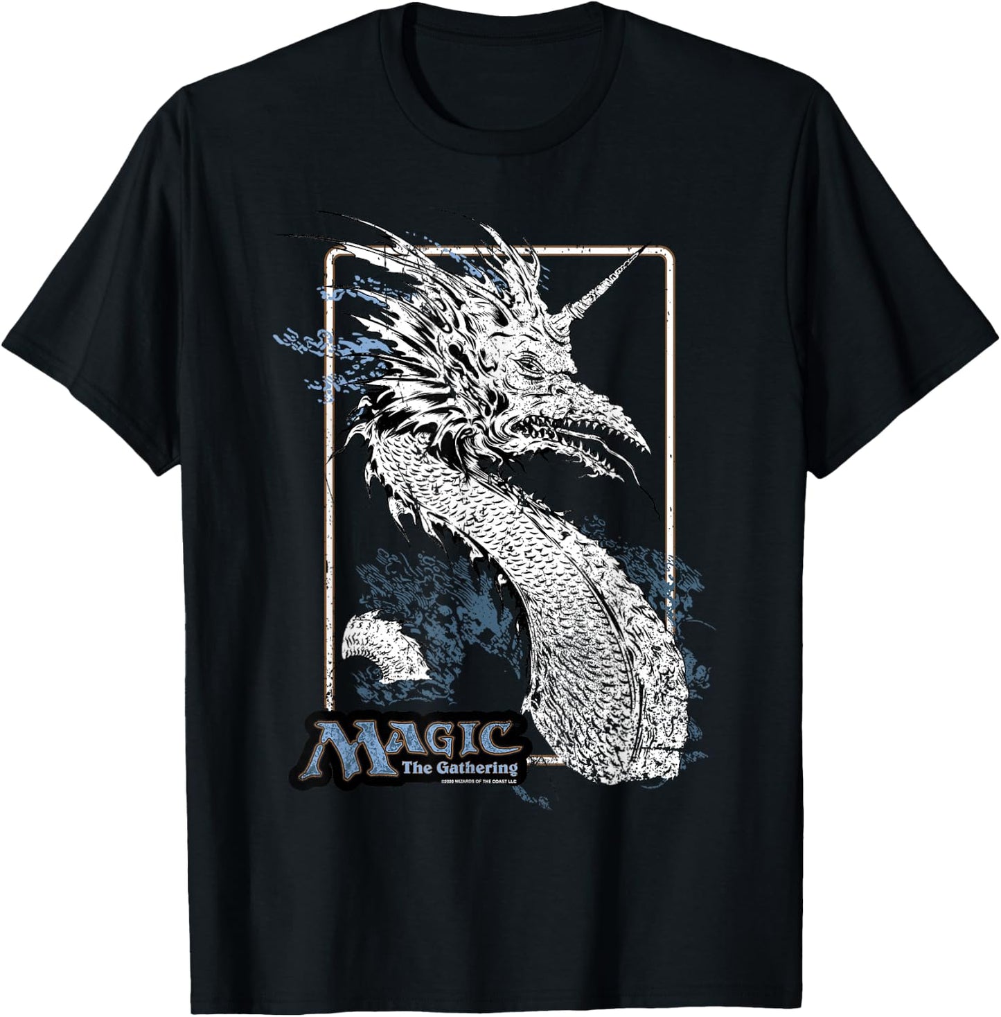 Magic: The Gathering Sea Dragon T-Shirt - T-Shirt | Black