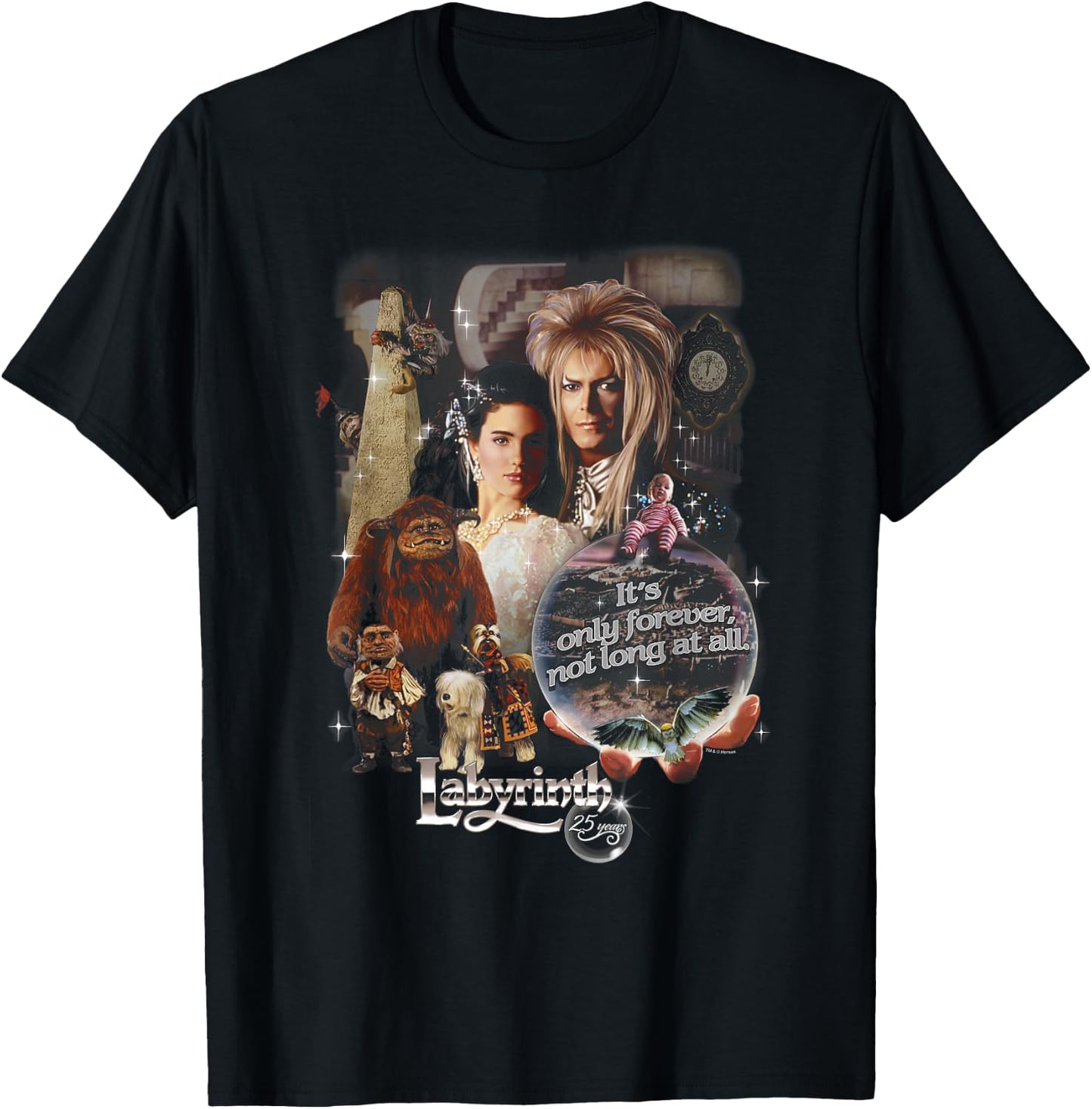Labyrinth 25 Years of Magic T-Shirt - T-Shirt | Black