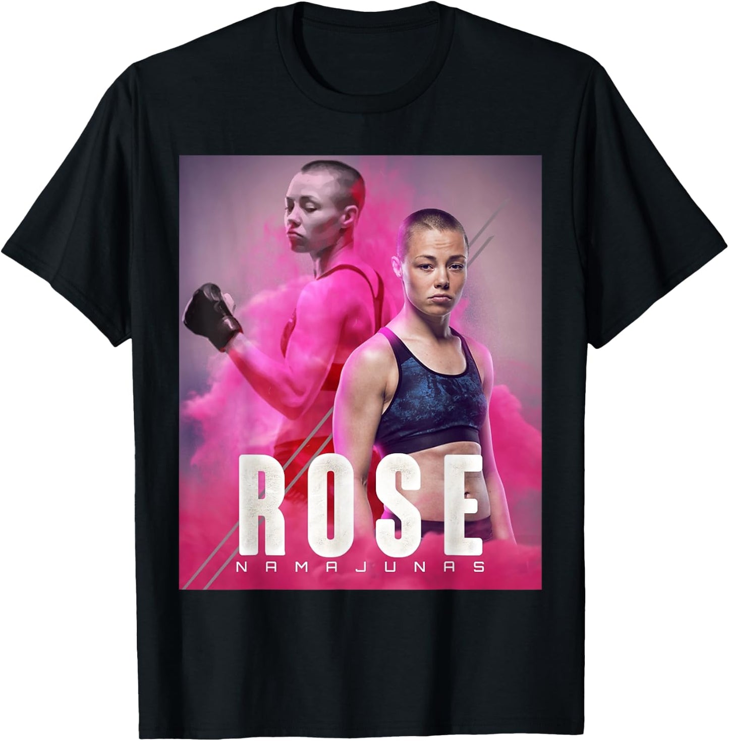 Thug Rose - Female MMA World Champion Fighter T-Shirt - T-Shirt | Black