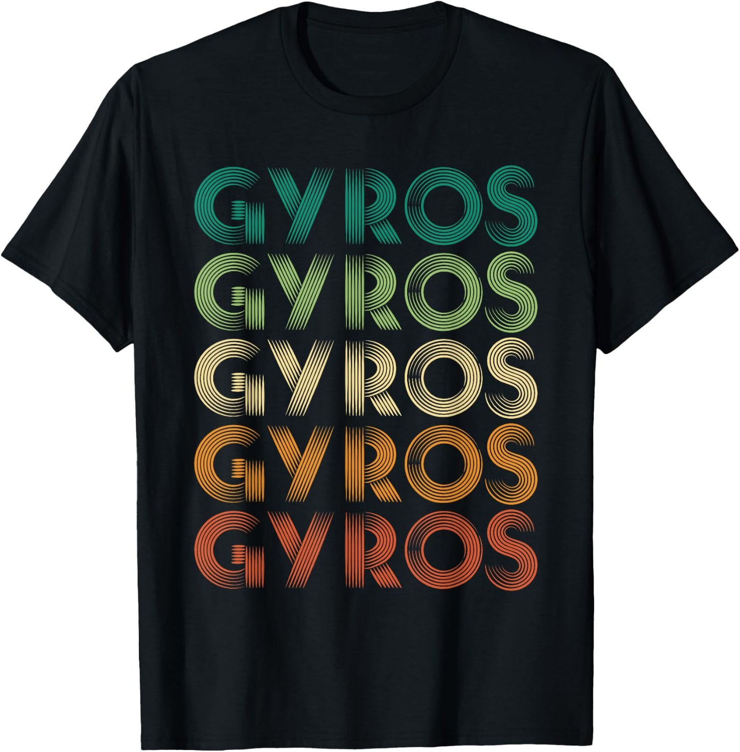 Gyros Greece Greek Foot Malaka T-Shirt - T-Shirt | Black