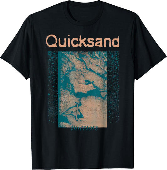 Quicksand - Interiors - Official Merchandise T-Shirt - T-Shirt | Black