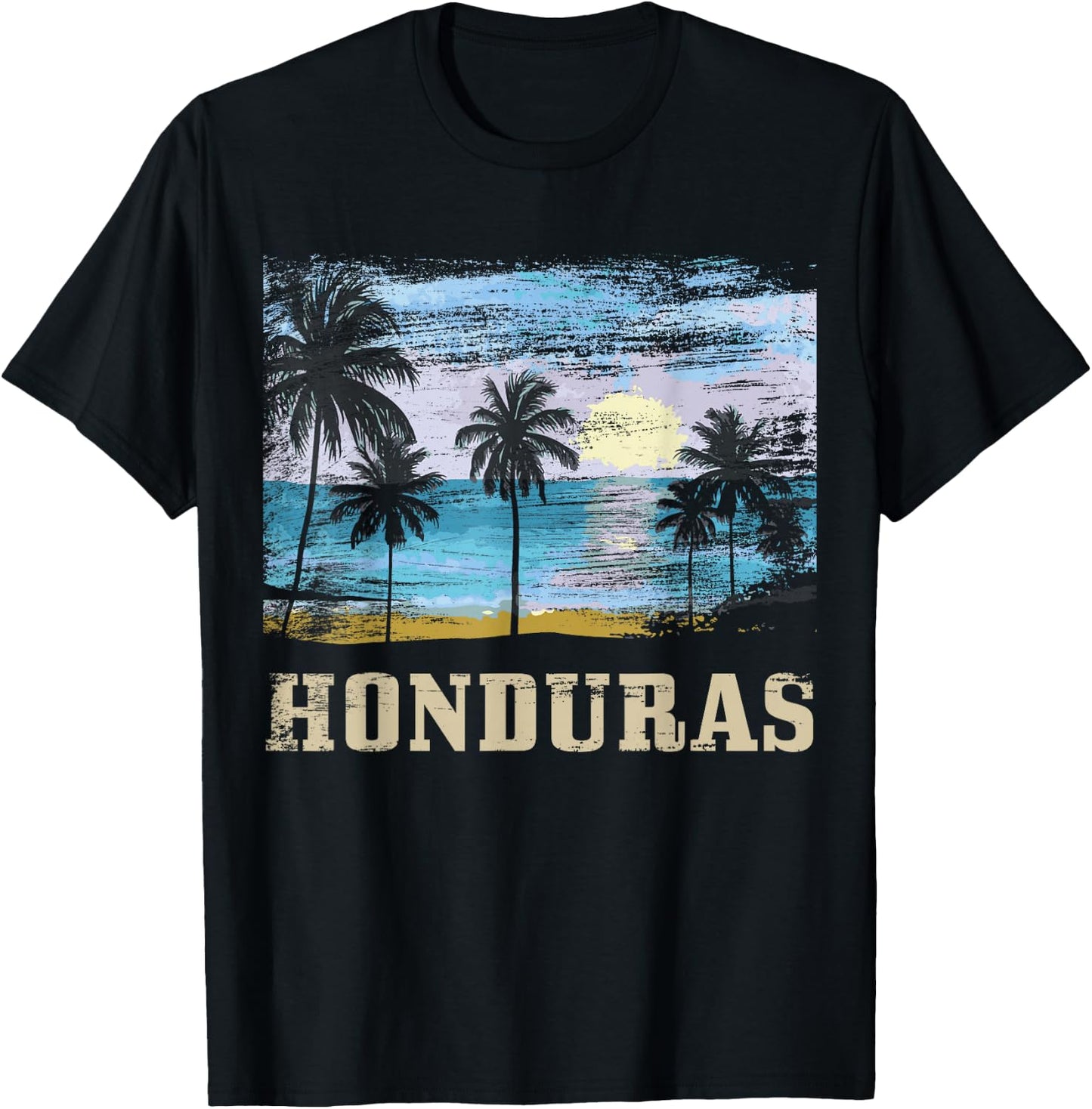 Honduras vintage surfer souvenir T-Shirt - T-Shirt | Black