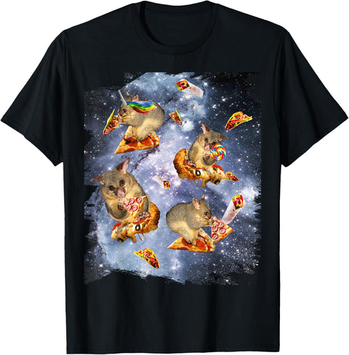 Space Possum On Pizza Taco, Galaxy Opossum Funny