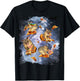 Space Possum On Pizza Taco, Galaxy Opossum Funny T-Shirt - T-Shirt | Black