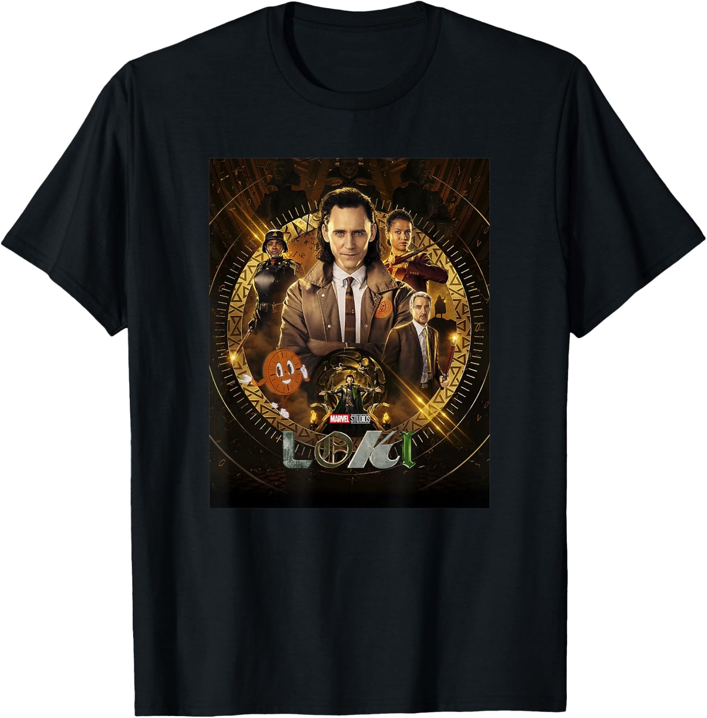 Marvel Loki Group Shot Poster T-Shirt - T-Shirt | Black