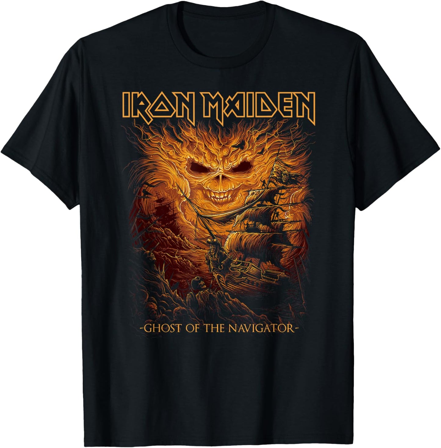 Iron Maiden - Ghost of the Navigator T-Shirt - T-Shirt | Black