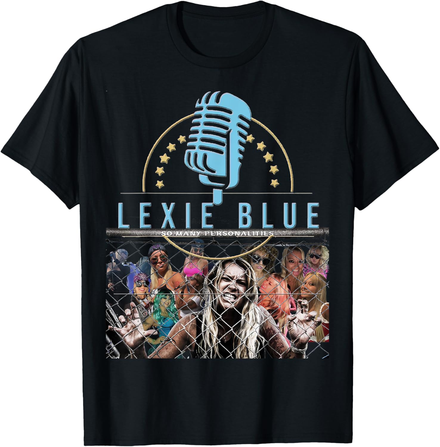 Lexie Blue So Many Personalities T-Shirt - T-Shirt | Black