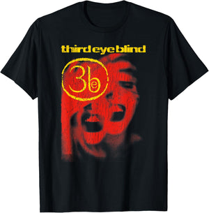 Third Eye Blind Self-Titled Vintage Crackle T-Shirt - T-Shirt | Black