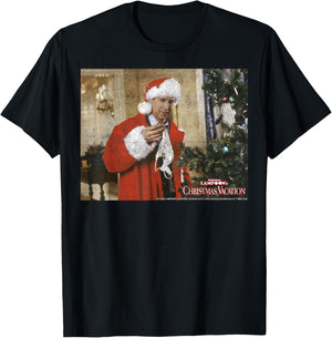 National Lampoon's Christmas Vacation Underwear Portrait T-Shirt - T-Shirt | Black