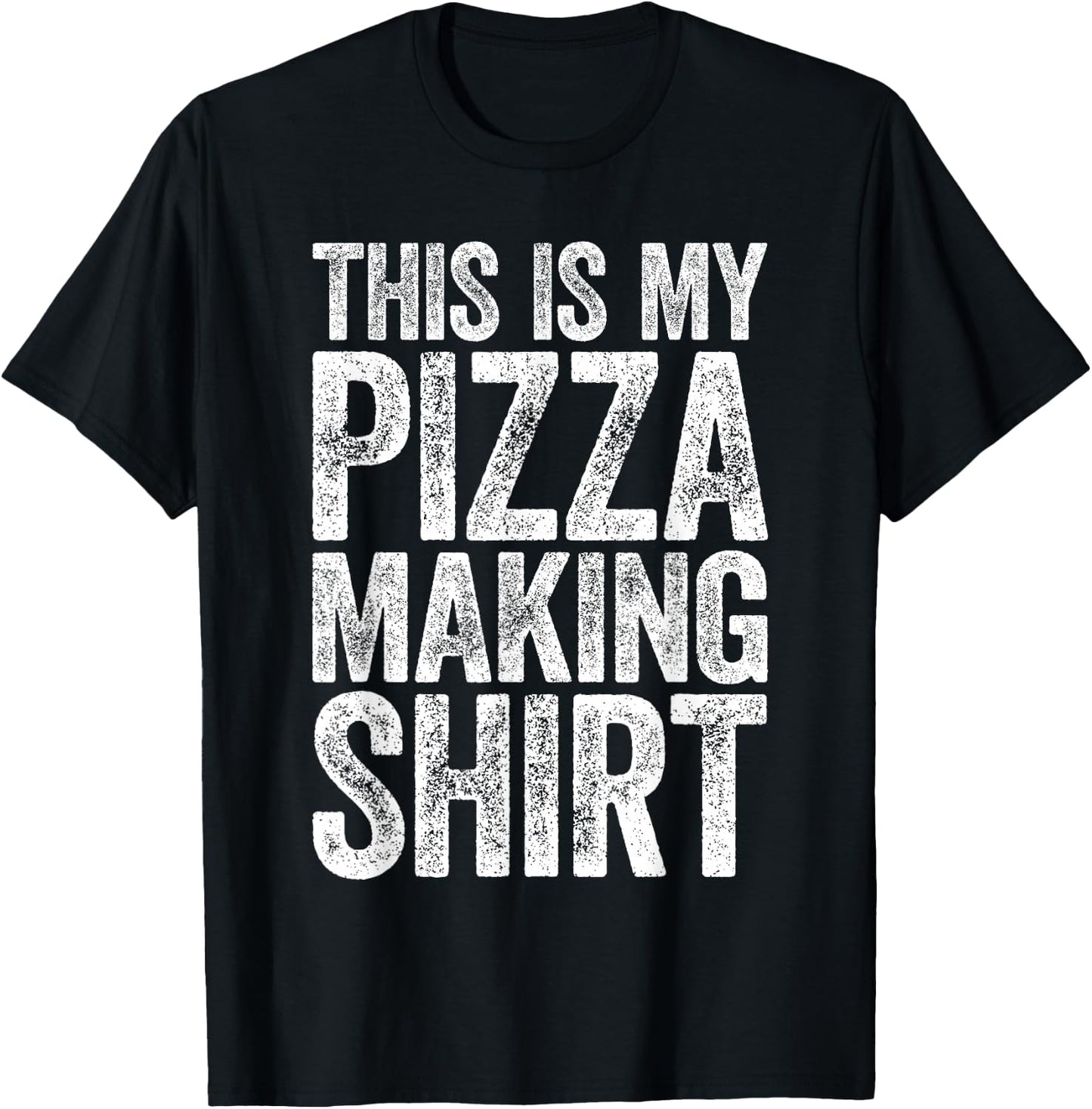 This Is My Pizza Making Shirt Men Women Kids Food Lover T-Shirt - T-Shirt | Black