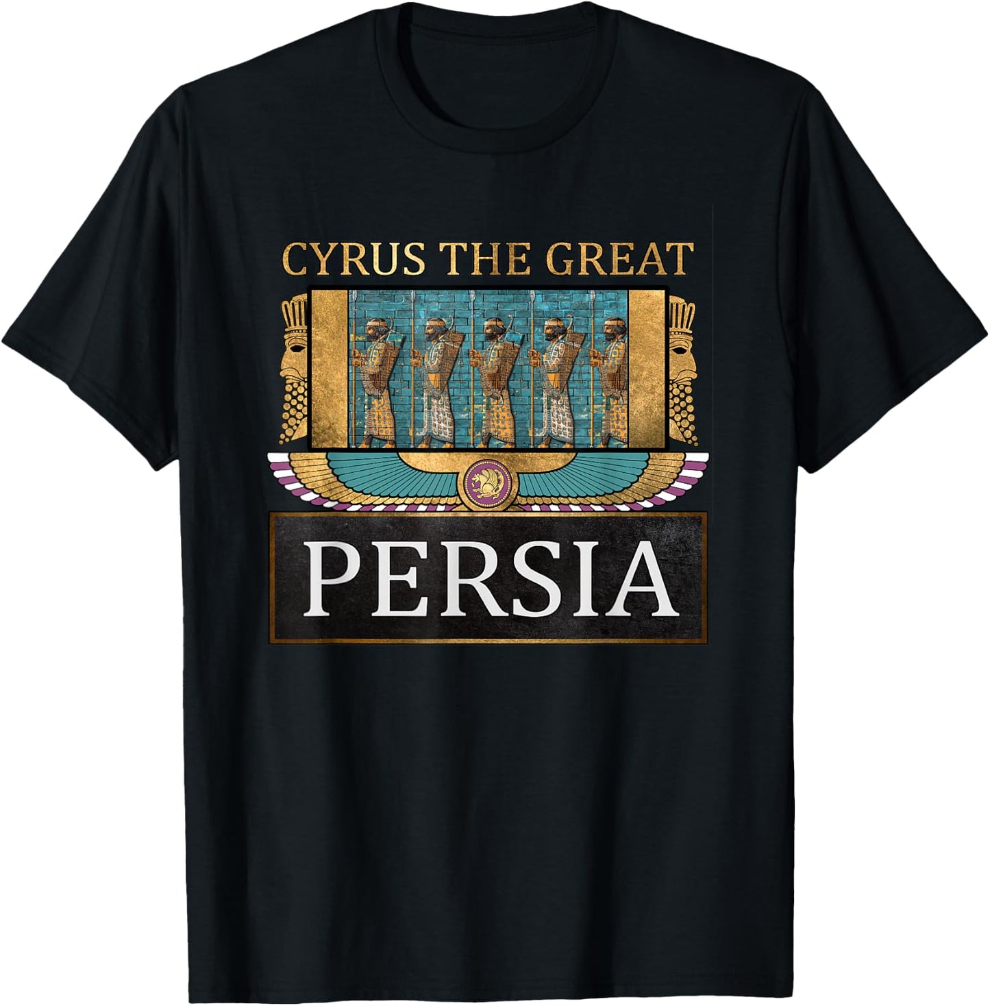 Cyros the Great, Ancient Persia, Achaemenid T-Shirt - T-Shirt | Black