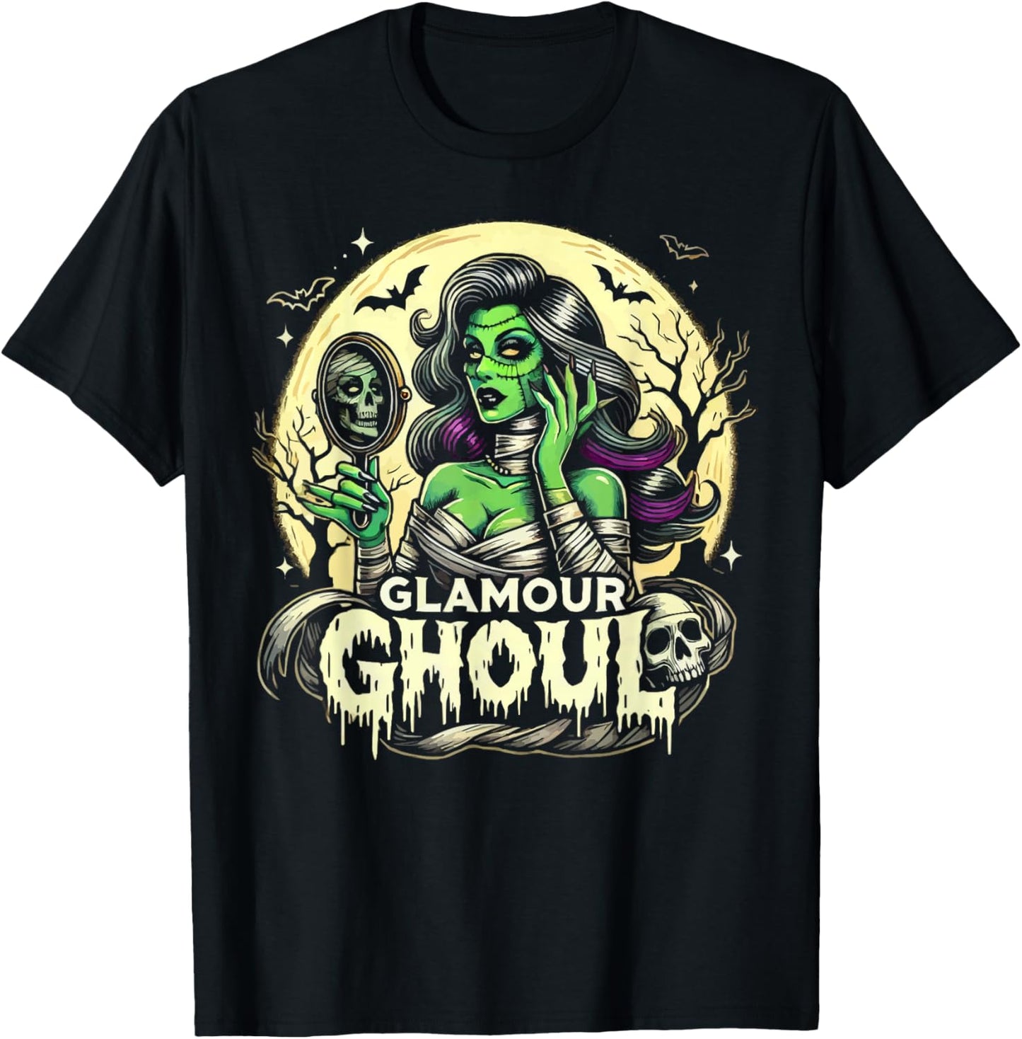 Halloween Ghoul Lover Spooky Ghost Scary Trick Or Treat T-Shirt - T-Shirt | Black