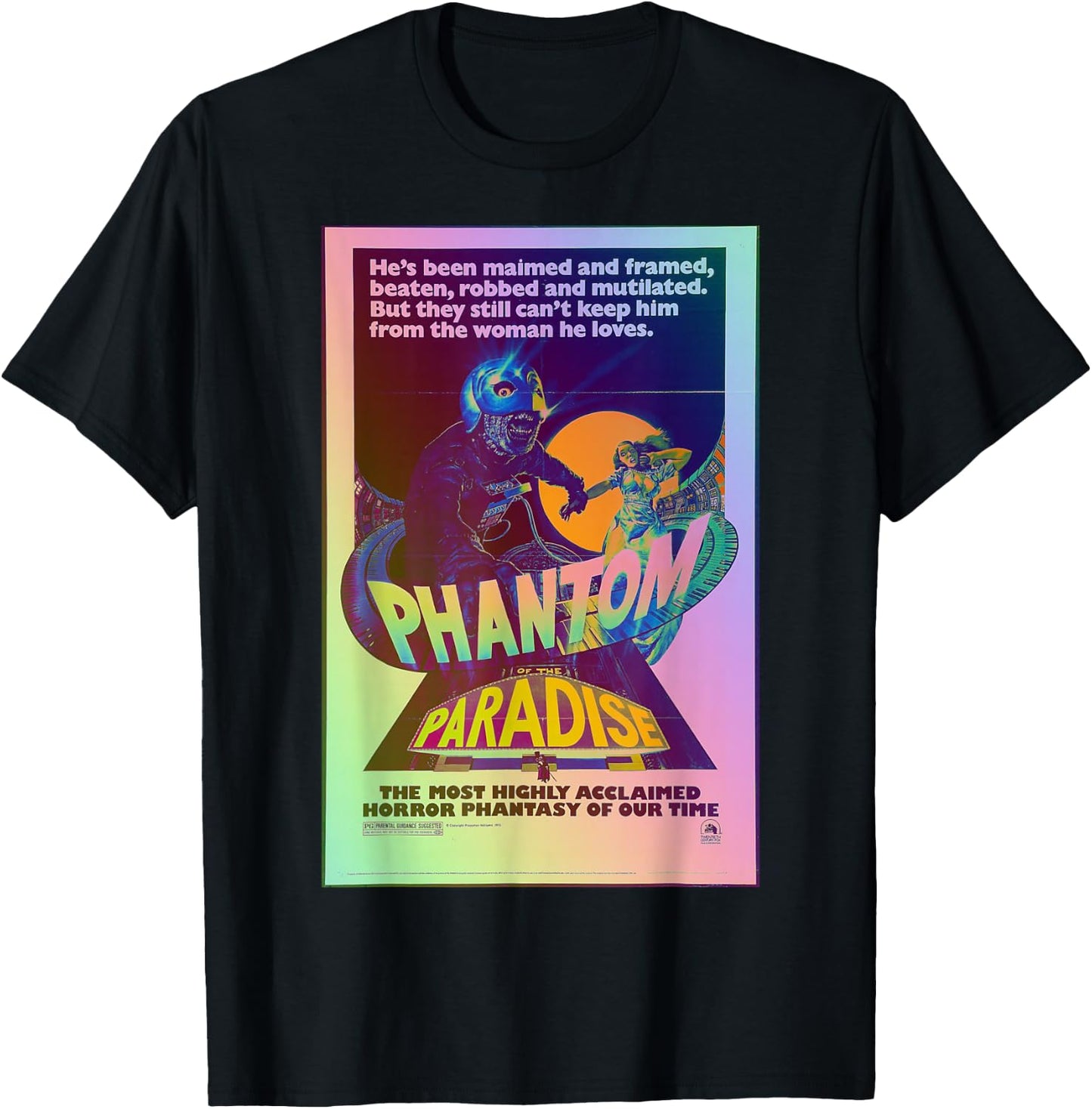Movie Classic Poster Rock and roll Phantom T-Shirt - T-Shirt | Black