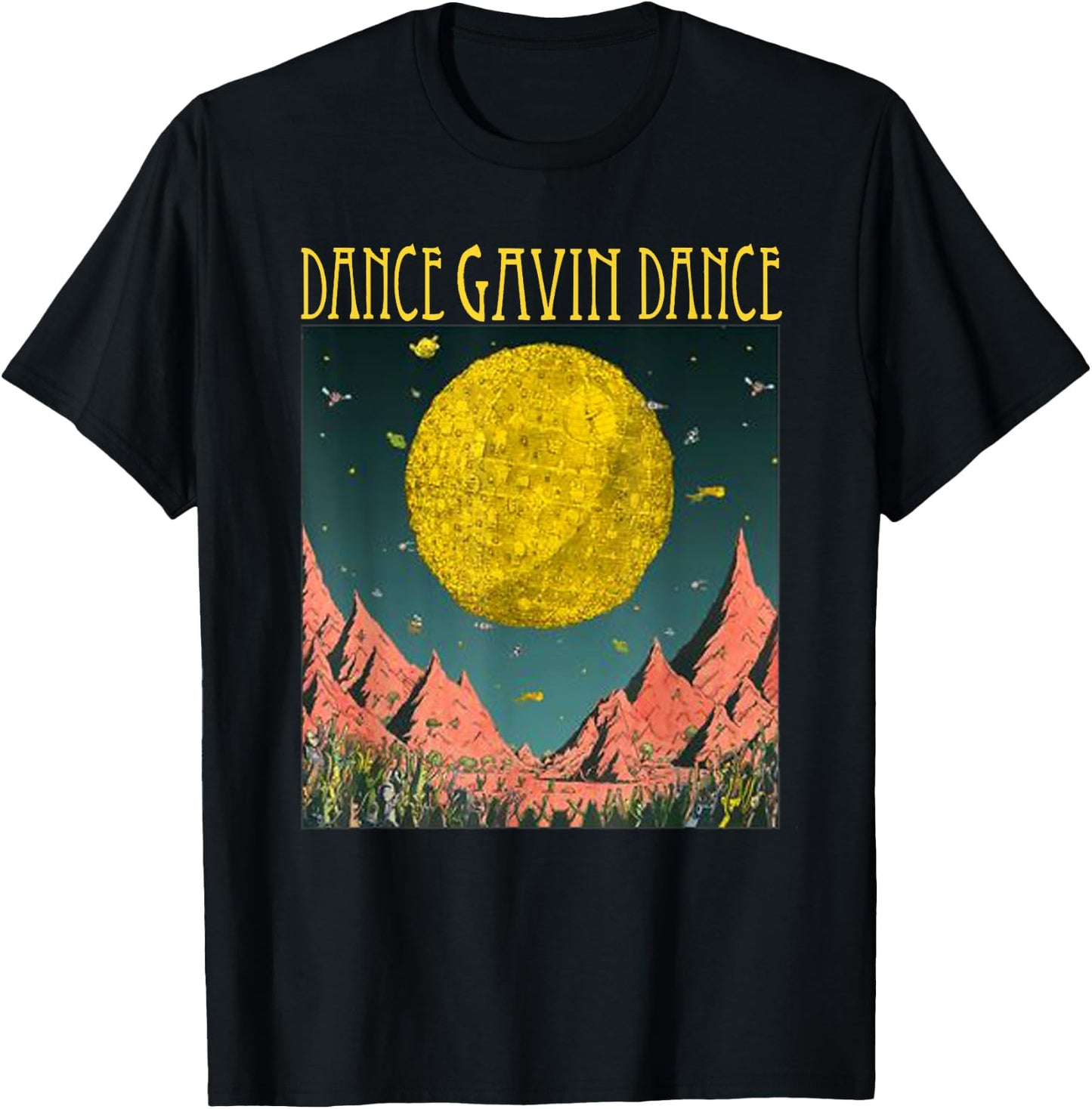 Dance Gavin Dance Mothership graphic - Dance Gavin Dance T-Shirt - T-Shirt | Black