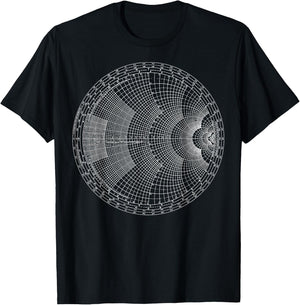 Vintage Chart - Electromagnetic Wave Reflection Transmission T-Shirt - T-Shirt | Black