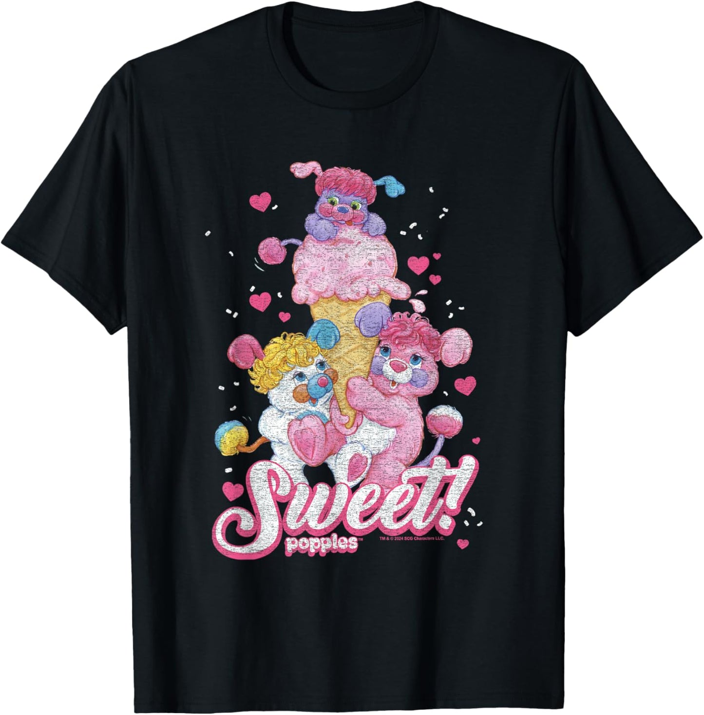 Popples Sweet T-Shirt - T-Shirt | Black
