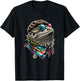 Bearded Dragons Reptile Lizard Pet Hippie Style T-Shirt - T-Shirt | Black