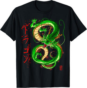 Chinese Japanese Culture Dragon Asian Mythology Animal T-Shirt - T-Shirt | Black