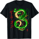 Chinese Japanese Culture Dragon Asian Mythology Animal T-Shirt - T-Shirt | Black