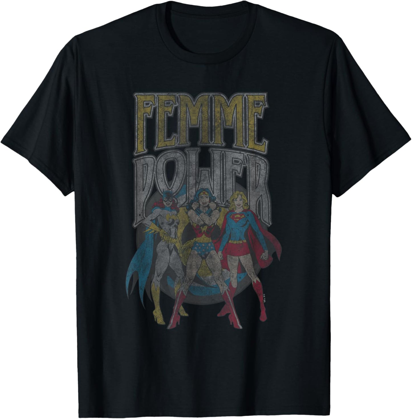 Wonder Woman Femme Power T-Shirt - T-Shirt | Black