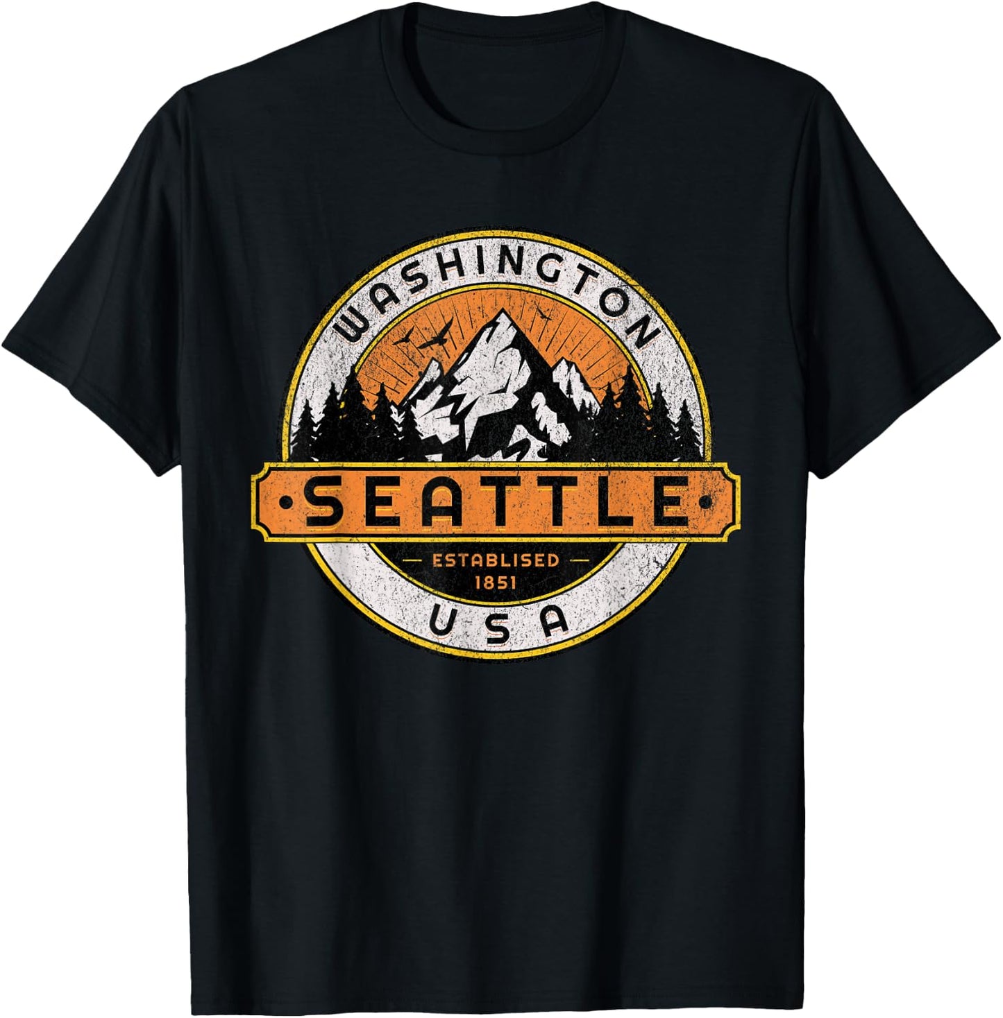 Seattle T-Shirt - T-Shirt | Black