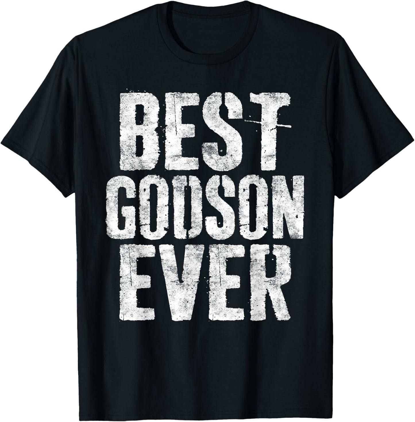 Best Godson Ever World's Okayest Godson Shirt T-Shirt - T-Shirt | Black
