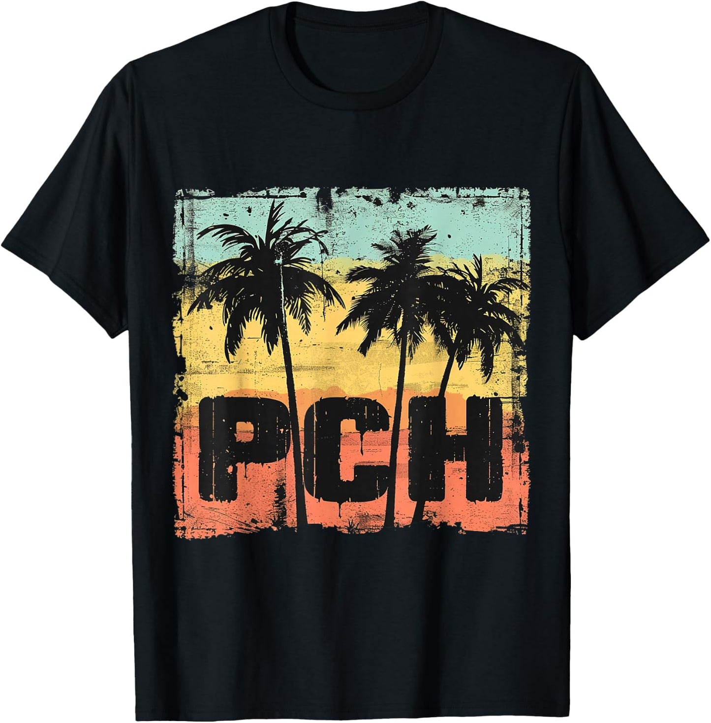 PCH - Pacific Coastal California Highway T-Shirt - T-Shirt | Black