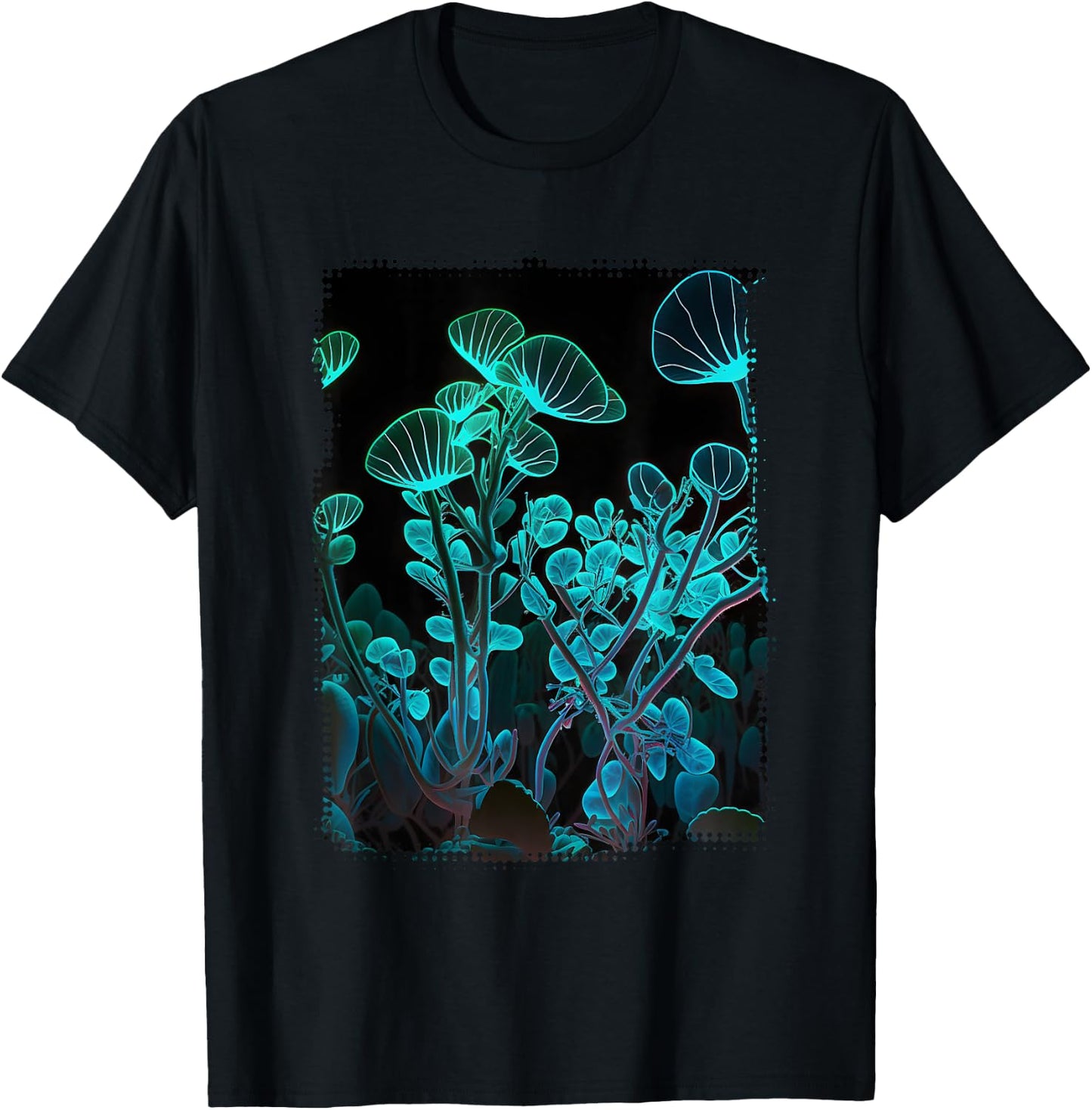 Bioluminescent Plants Nature Amazing Cool T-Shirt - T-Shirt | Black