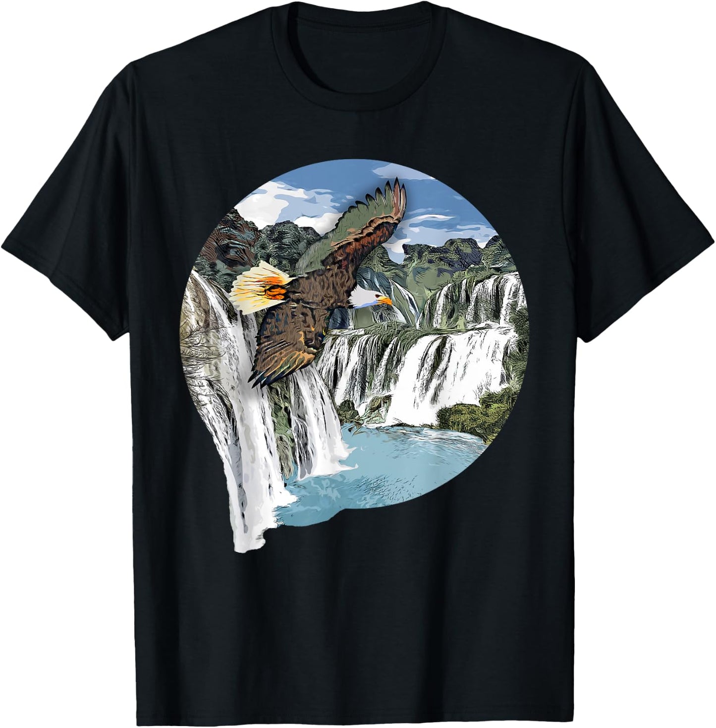 Bird Lover I Birds Of Prey I Eagle T-Shirt - T-Shirt | Black
