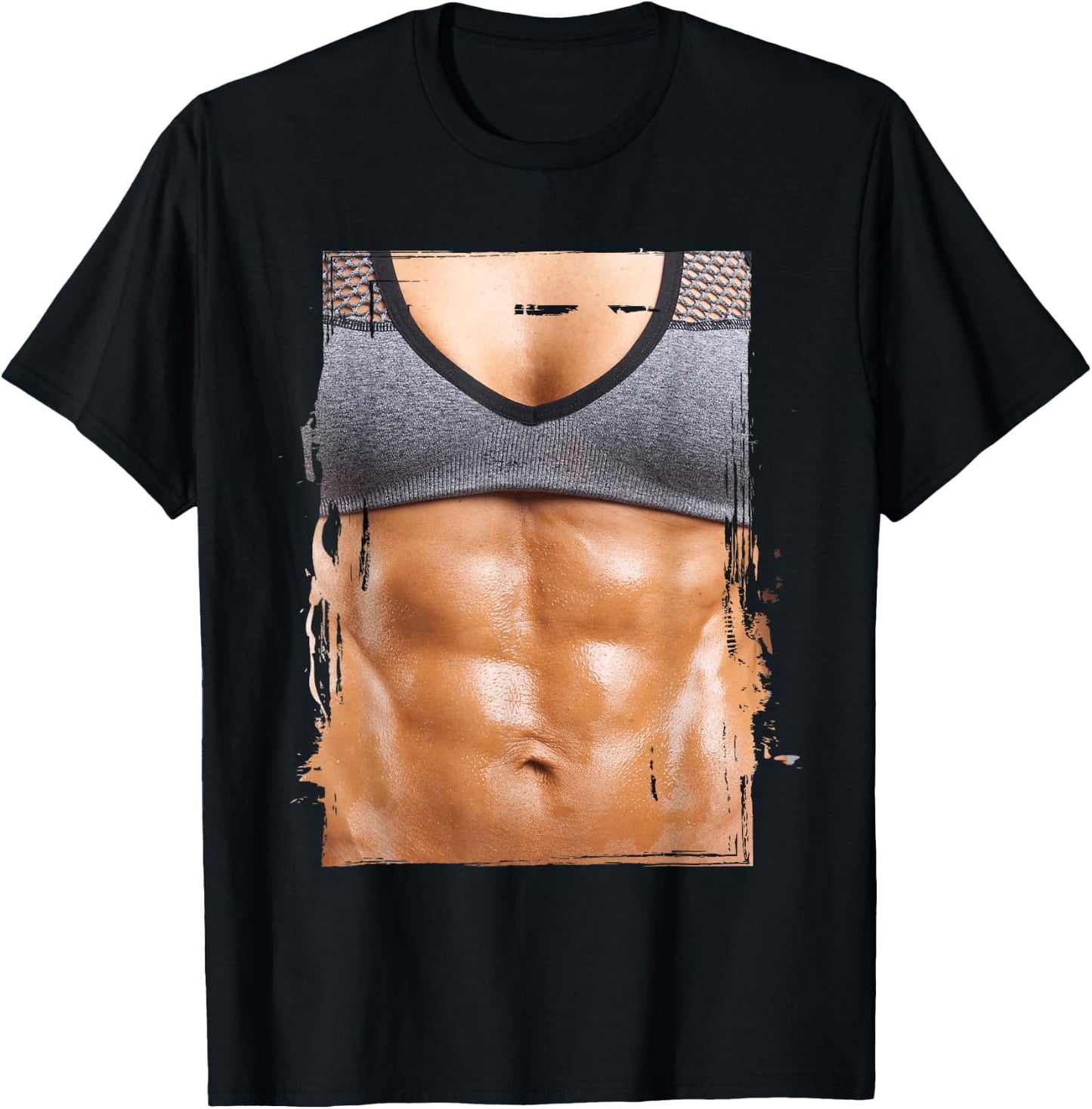 Fake Muscle I Woman Fitness Dream Woman Fitness Women Body T-Shirt - T-Shirt | Black
