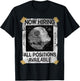 Star Wars Now Hiring On The Death Star T-Shirt - T-Shirt | Black