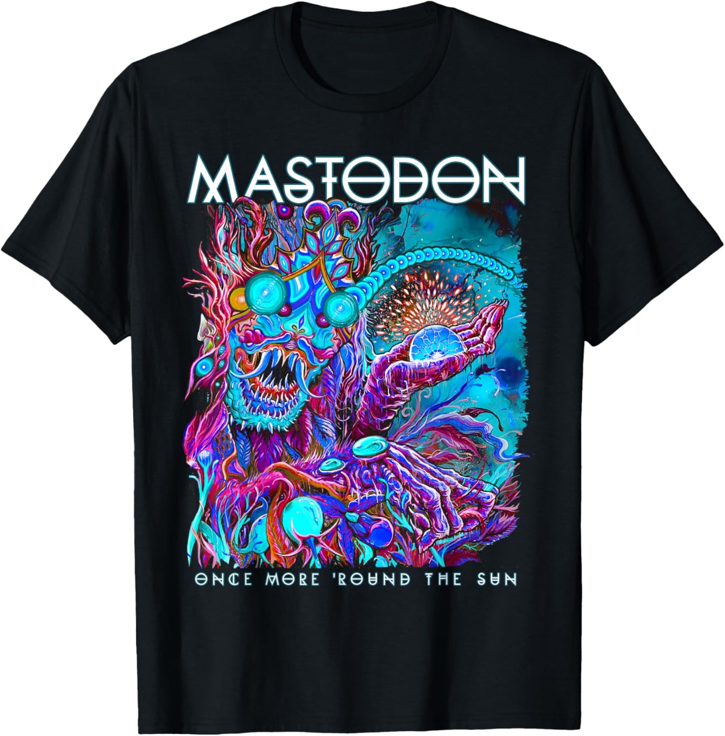 Mastodon – OMRTS Blue Beast T-Shirt - T-Shirt | Black