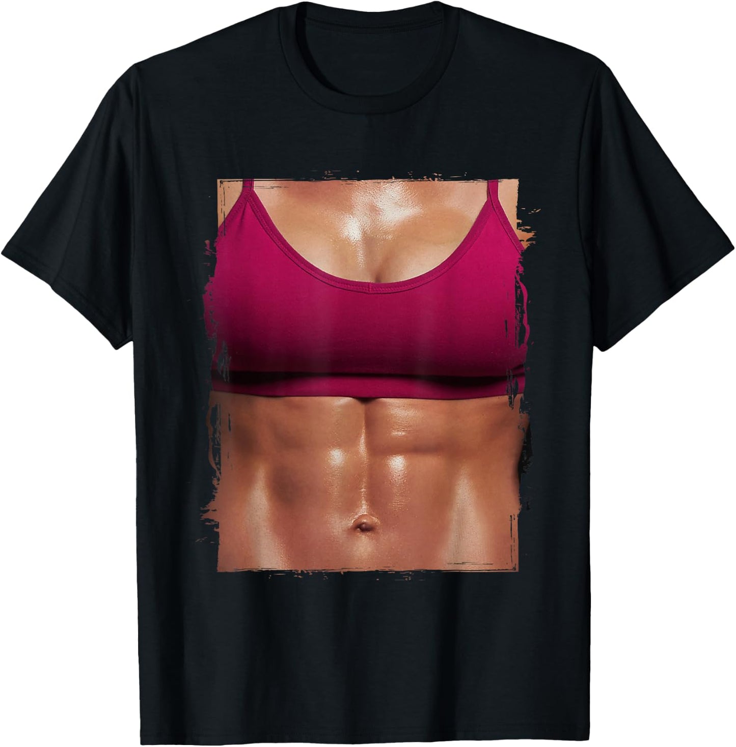 Fake Muscle I Woman Fitness Dream Woman Fitness Women Body T-Shirt - T-Shirt | Black