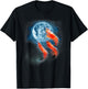 Funny Prawn Shirt - Shrimp Shirt - Howling at the Moon T-Shirt - T-Shirt | Black