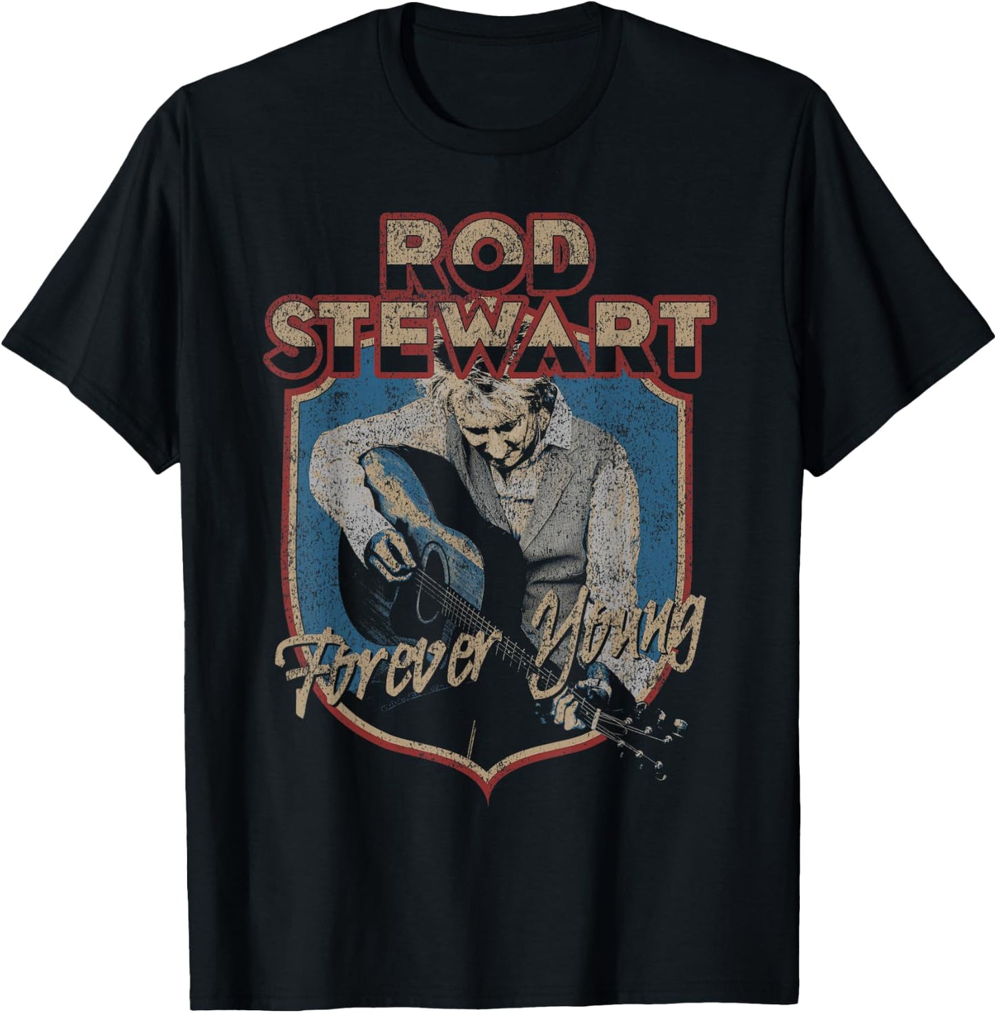 Rod Stewart Forever Young T-Shirt - T-Shirt | Black