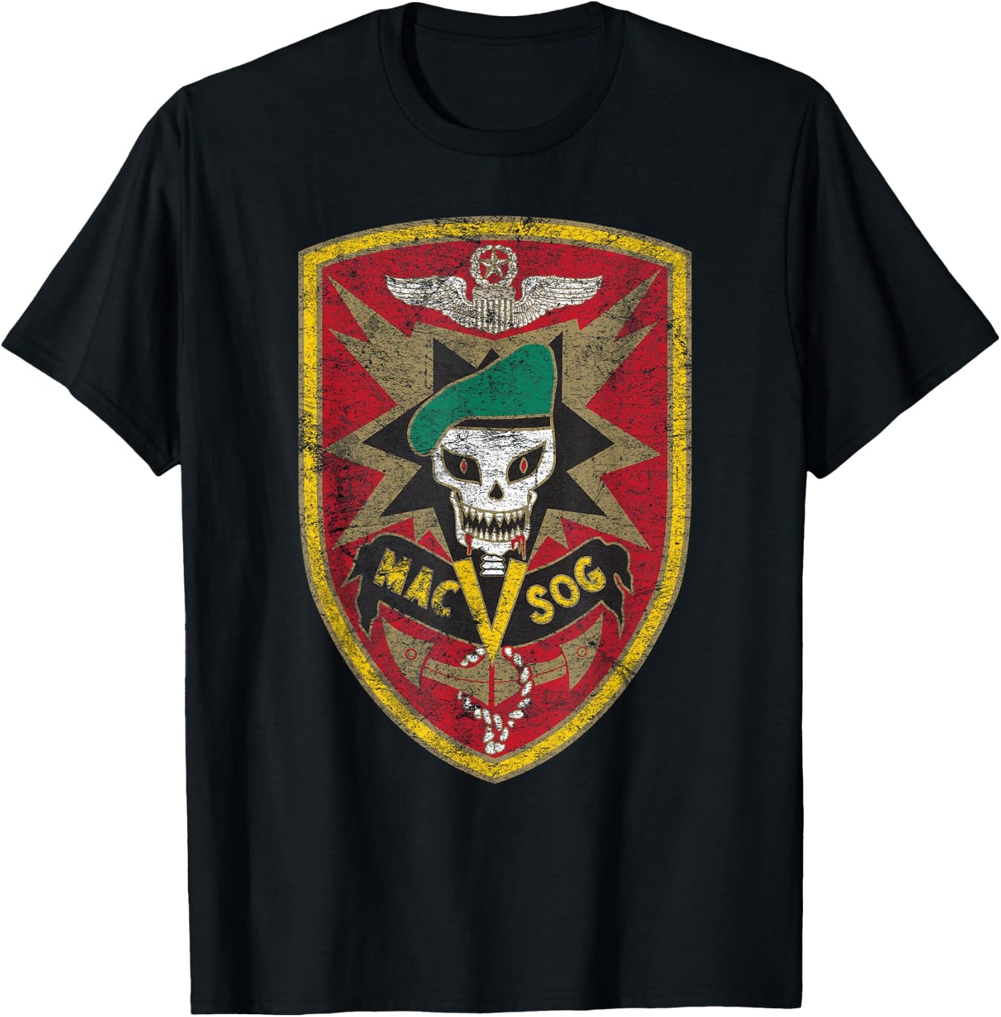 American Marauder: MACV-SOG Insignia T-Shirt - T-Shirt | Black