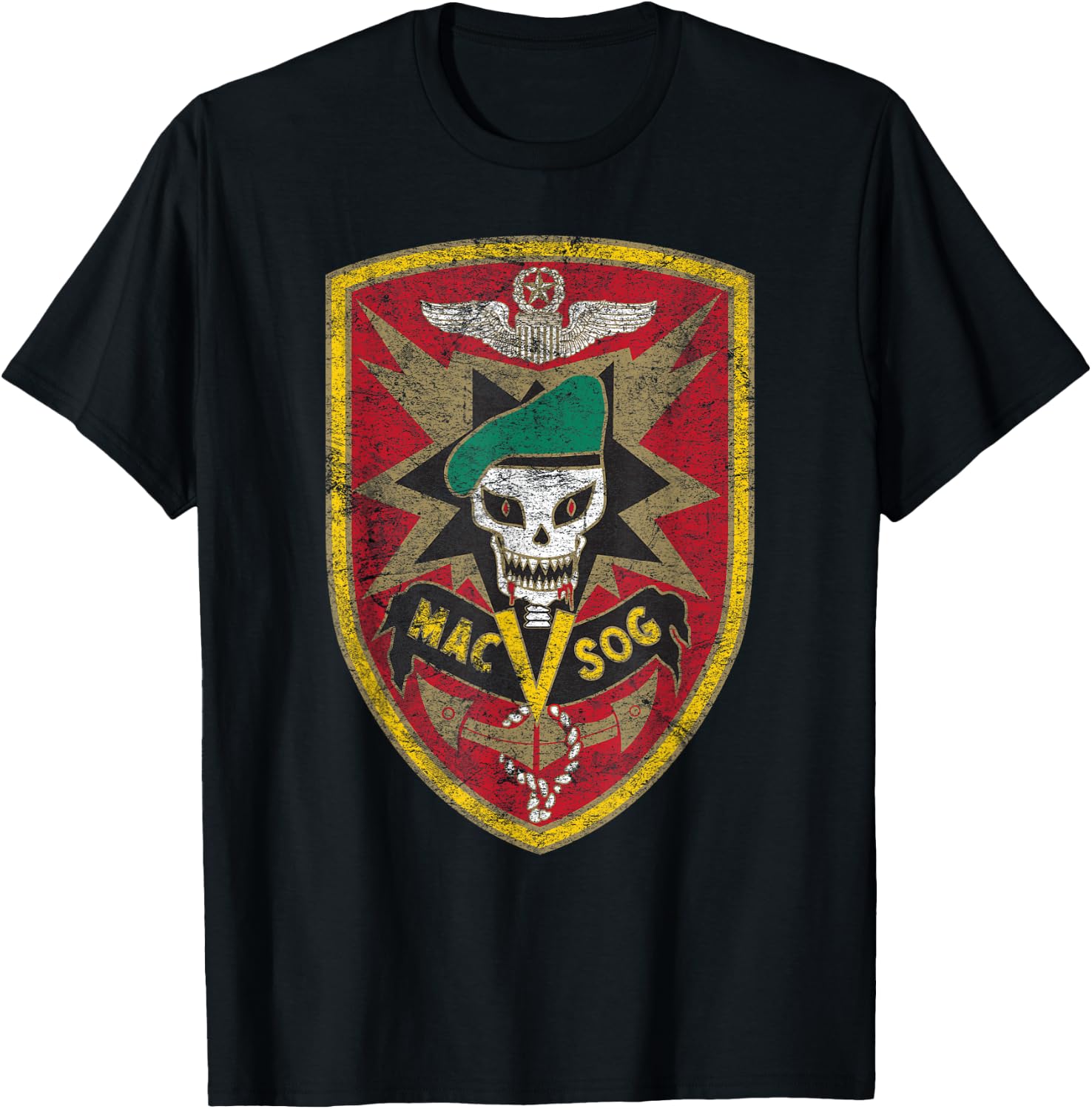 American Marauder: MACV-SOG Insignia T-Shirt - T-Shirt | Black