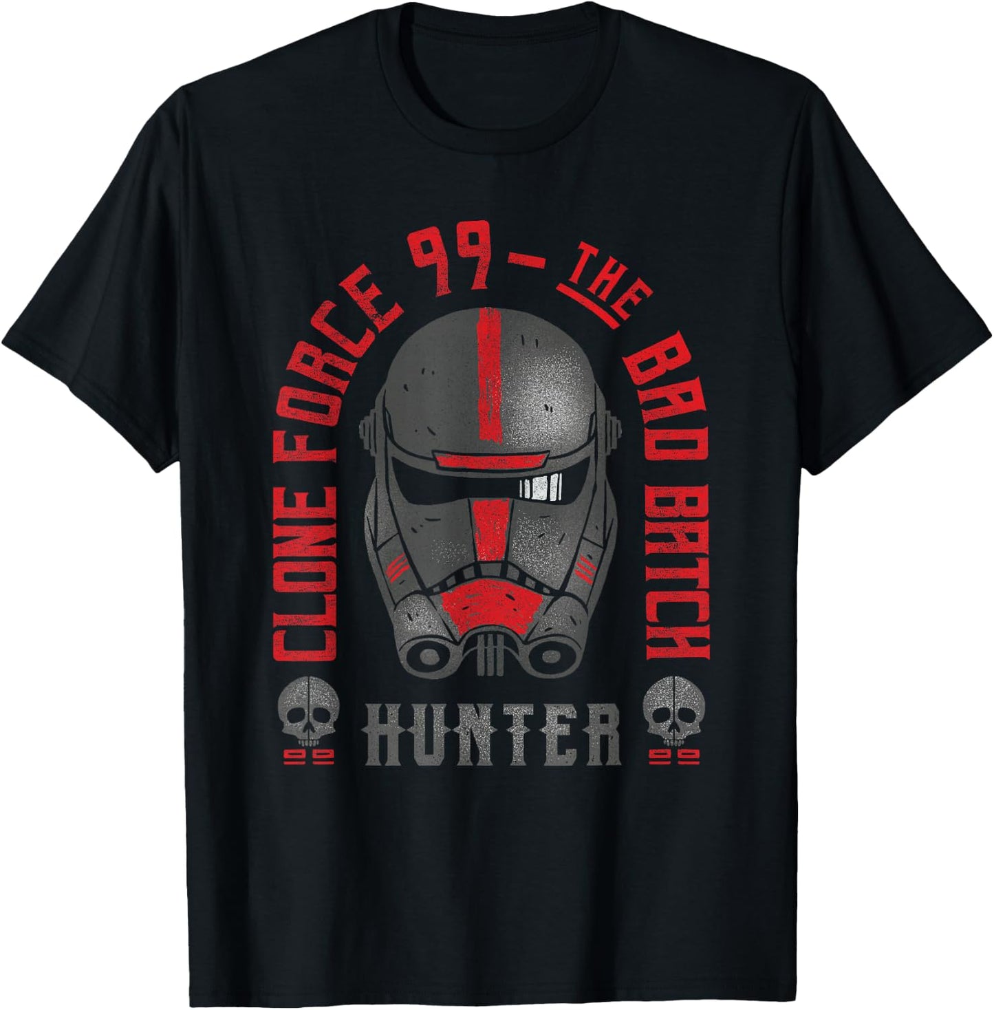 Star Wars: The Bad Batch Hunter Clone Force 99 Logo T-Shirt - T-Shirt | Black